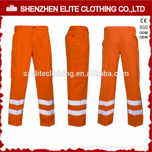 Fluorescent Orange Top Quality Reflective Tape Work Pants